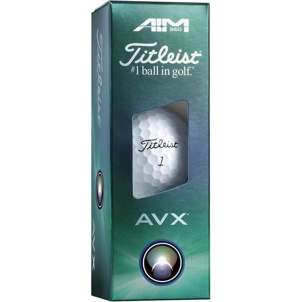 Amazon.com: Titleist AVX AIM 360 Golf Balls (White, 3pk) 1 Sleeve 2025